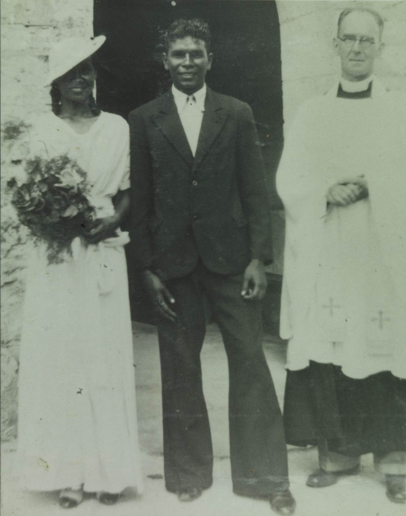 Moore River Native Settlement marriage of Glasys Gilligan and Artur Prosser