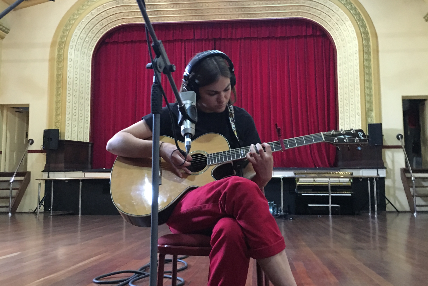 Georgia McAlpine (Demos from The Wheatbelt artist from Buntine), photographed at The Cummins Theatre