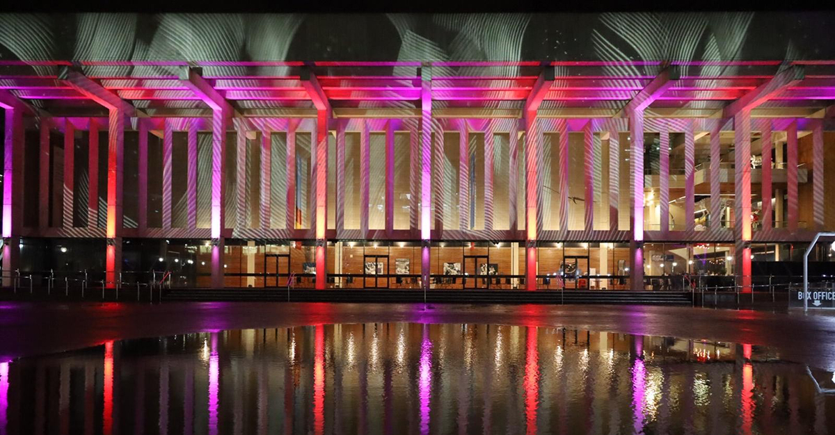 Perth Concert Hall during Storm. Image credit Brad Martin.