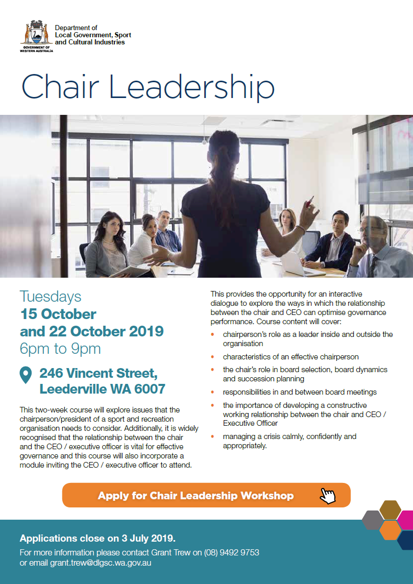 Chair Leadership flyer