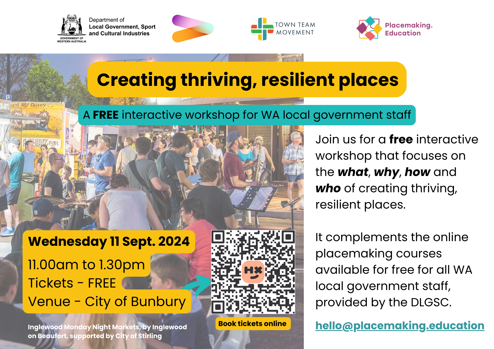 Creating thriving, resilient places flyer