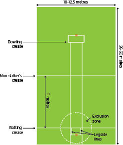 Cricket Ground Dimensions & Drawings | Dimensions.com